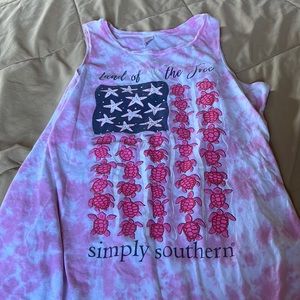 Pink simply southern shirt